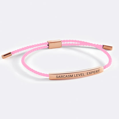 Sarcasm Level: Expert Inspire Bracelet