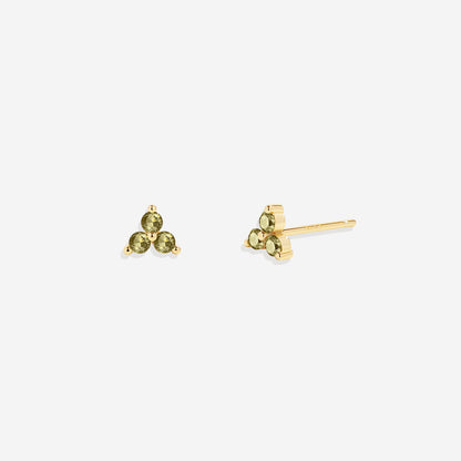 Trinity Birthstone Earrings