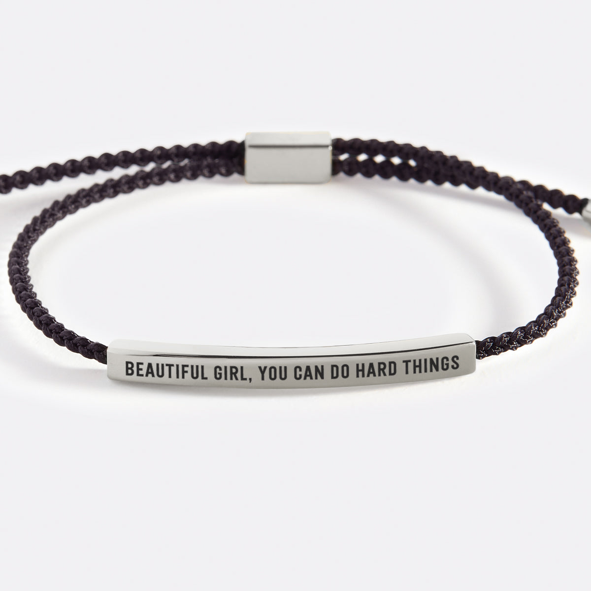 Beautiful Girl, You Can Do Hard Things Inspire Bracelet