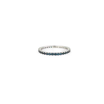 Birthstone Eternity Stacking Ring