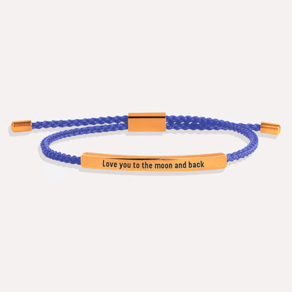 Love you to the moon and back Inspire Bracelet