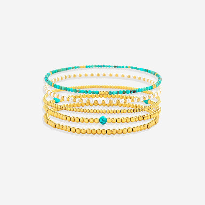 Turquoise Bracelet Stacking Set