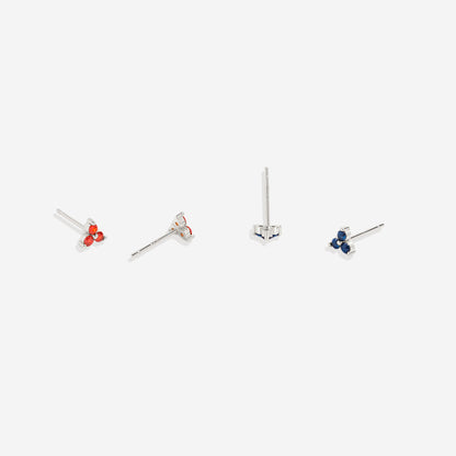 Trinity Birthstone Earrings
