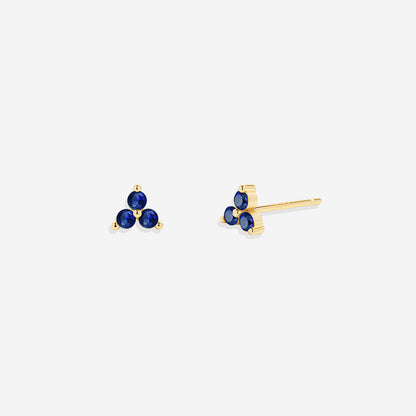 Trinity Birthstone Earrings