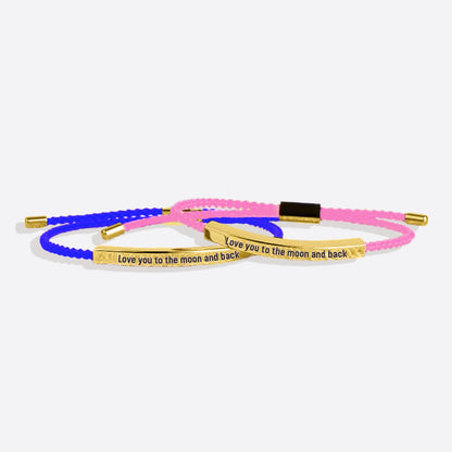 Love you to the moon and back Inspire Bracelet