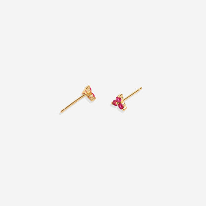 Trinity Birthstone Earrings