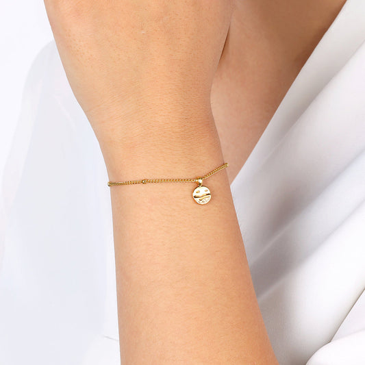 Dainty Coastal Wave Bracelet