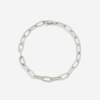 Open Link Paperclip Chain Bracelet