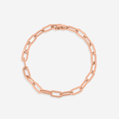 Open Link Paperclip Chain Bracelet