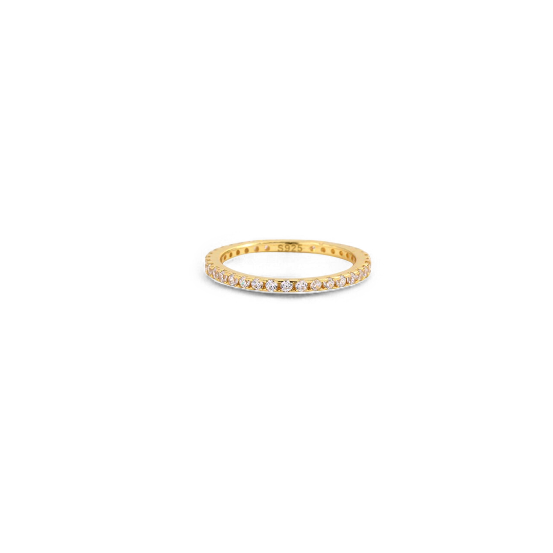Birthstone Eternity Stacking Ring