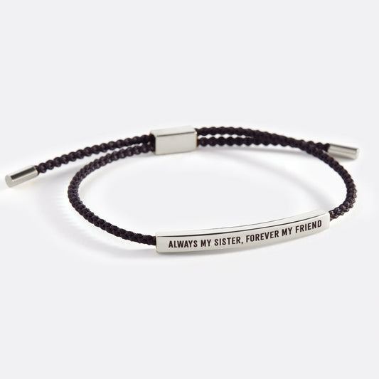 Always My Sister, Forever My Friend Inspire Bracelet