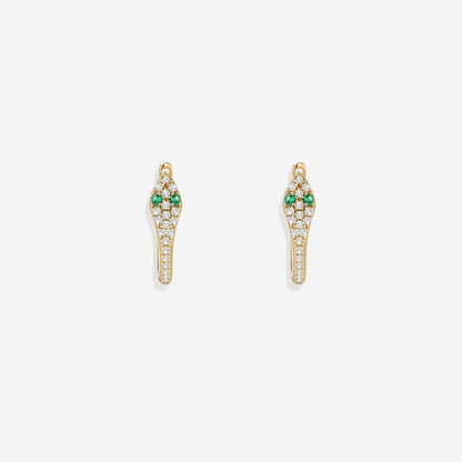 Snake Huggie Earrings