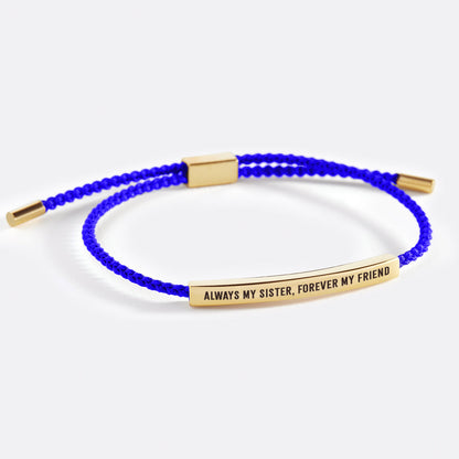Always My Sister, Forever My Friend Inspire Bracelet