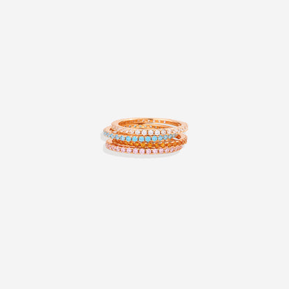 Birthstone Eternity Stacking Ring