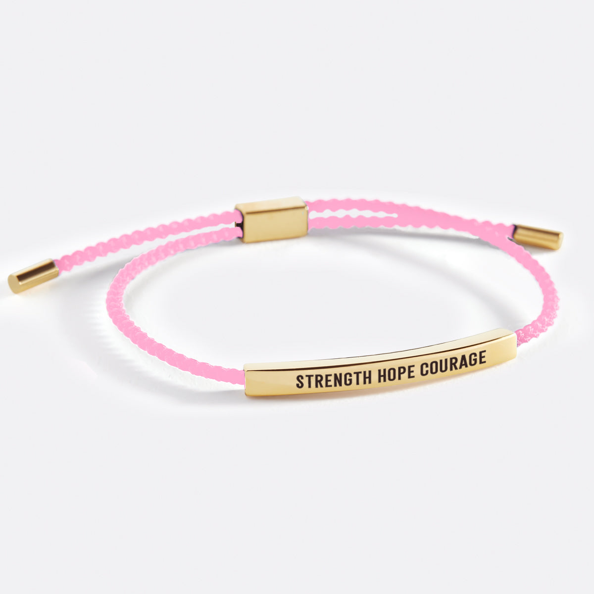 Strength Hope Courage Inspire Bracelet