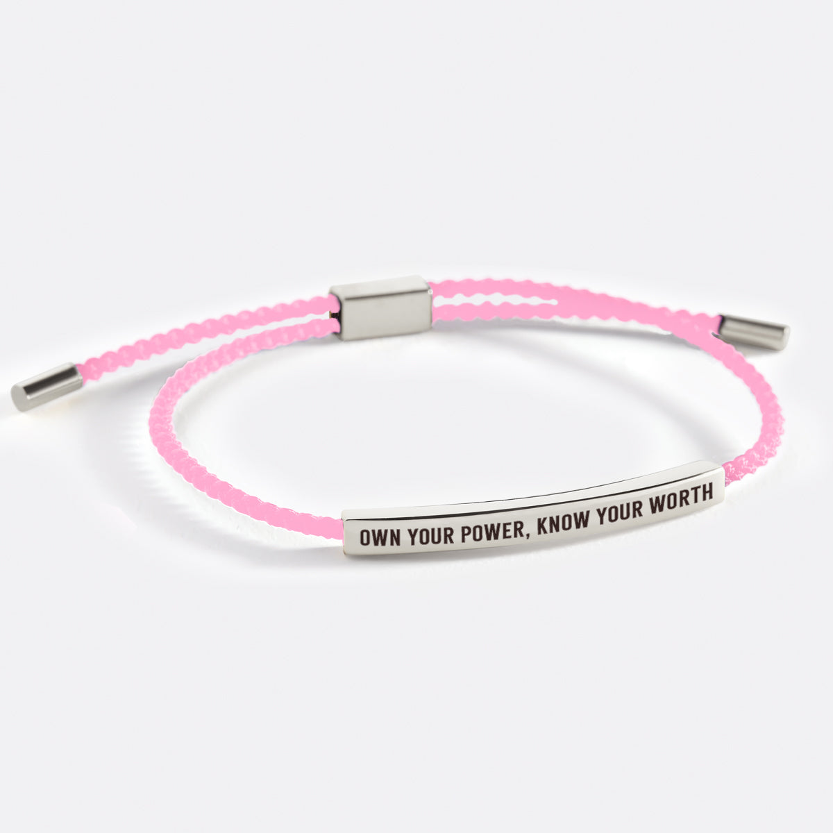 Own Your Power, Know Your Worth Inspire Bracelet