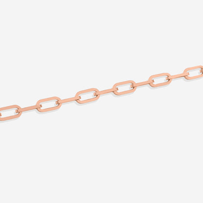 Open Link Paperclip Chain Bracelet