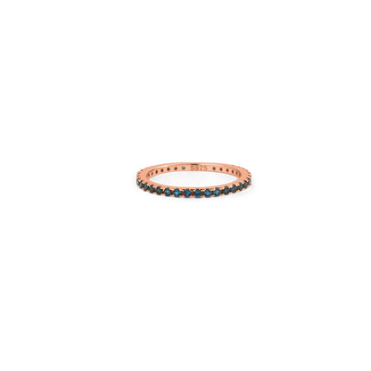 Birthstone Eternity Stacking Ring