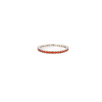 Birthstone Eternity Stacking Ring