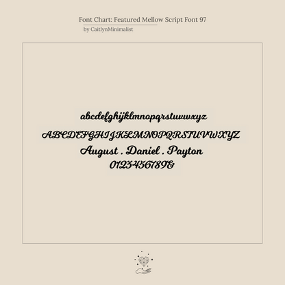 Mellow Geburtsstein-Namenskette