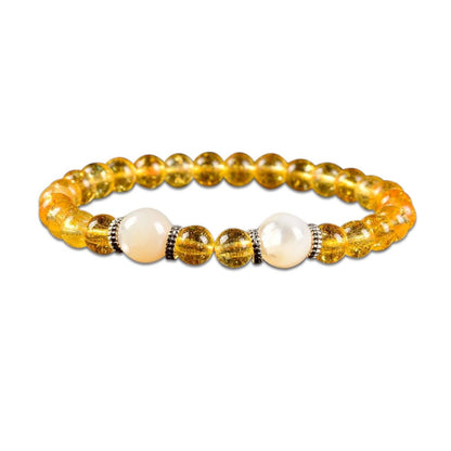 Fortune & Luck Pearl Citrine Bracelet