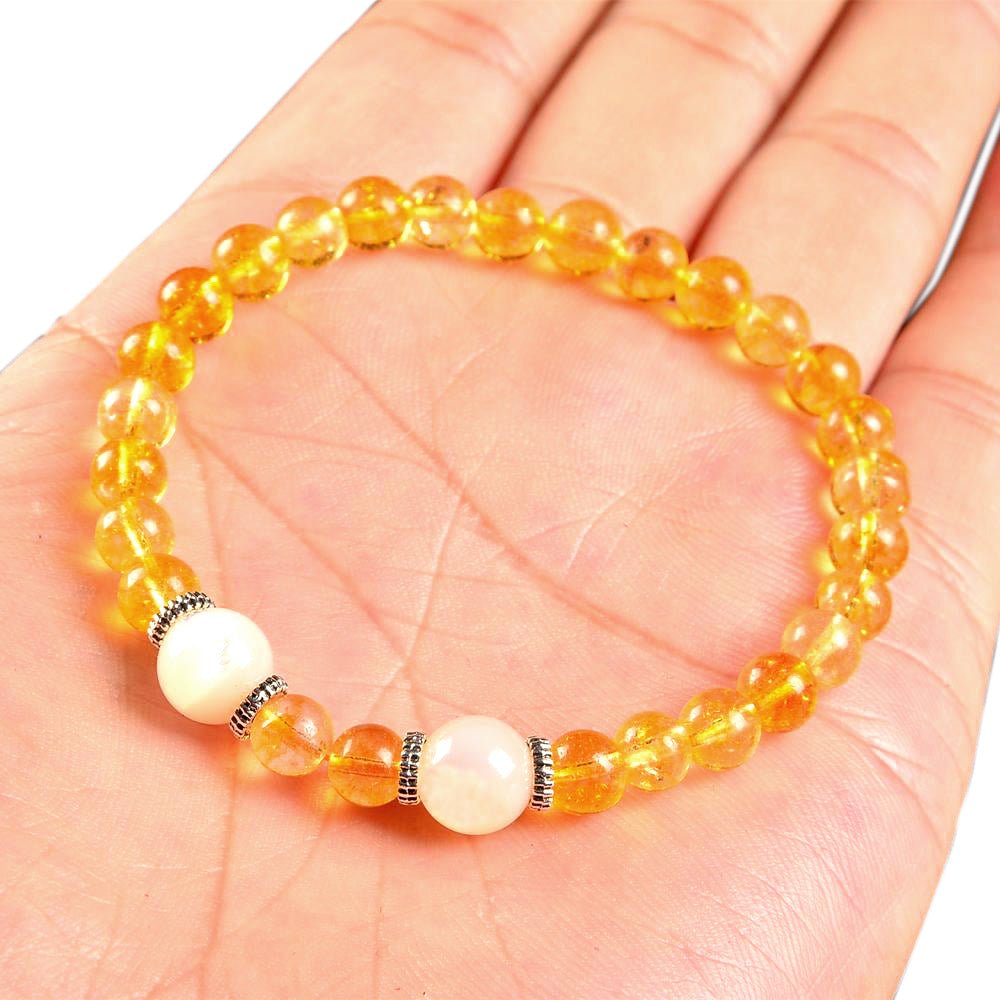 Fortune & Luck Pearl Citrine Bracelet