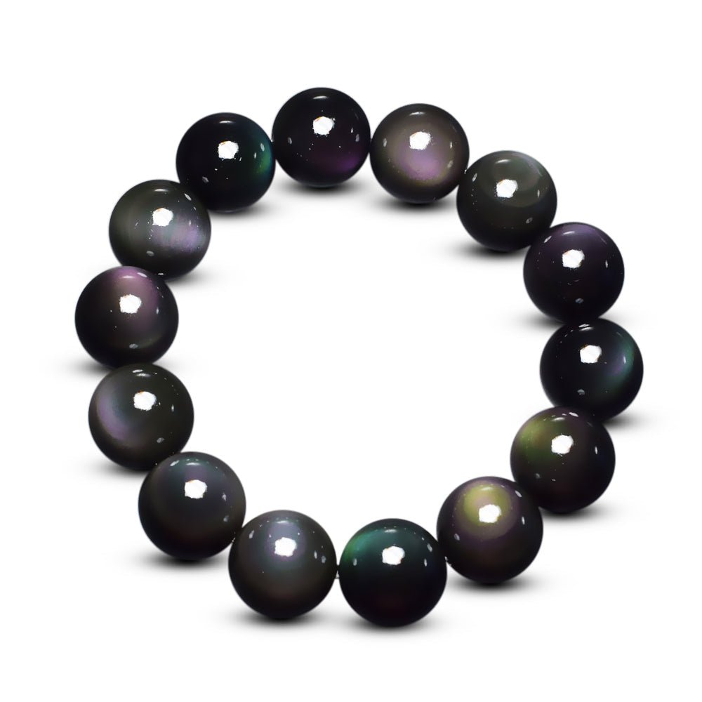 Green Eye Obsidian Healing Bracelet