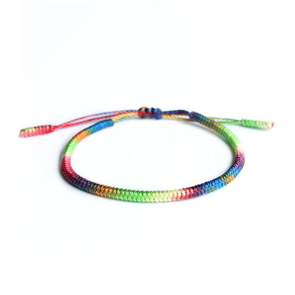 Handbraided 7 Reiki Chakra Energy Meditation Bracelet