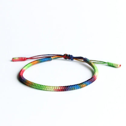 Handbraided 7 Reiki Chakra Energy Meditation Bracelet