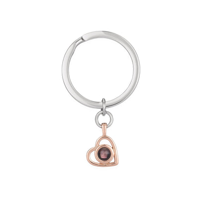 Heart Photo Keychain