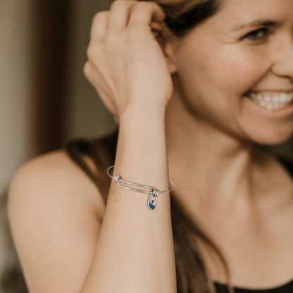Armband mit Geburtsstein-Familienanhänger
