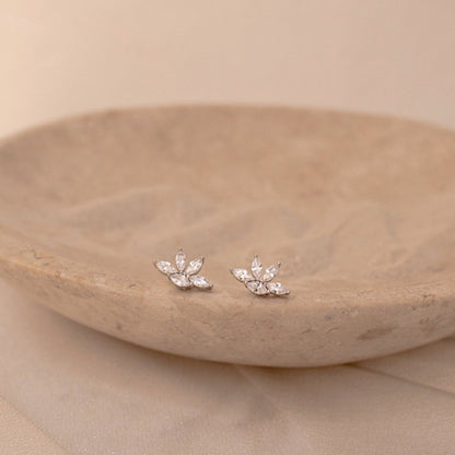 Pendientes de diamantes marquesa 