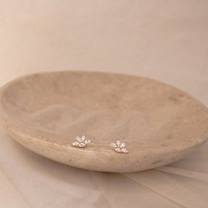 Pendientes de diamantes marquesa 