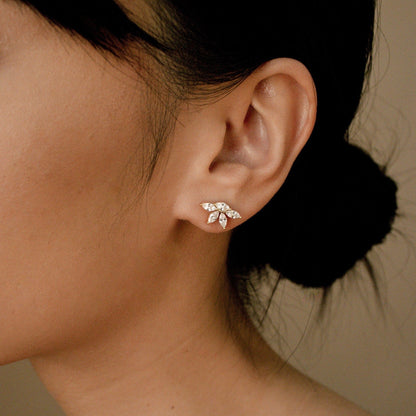 Pendientes de diamantes marquesa 