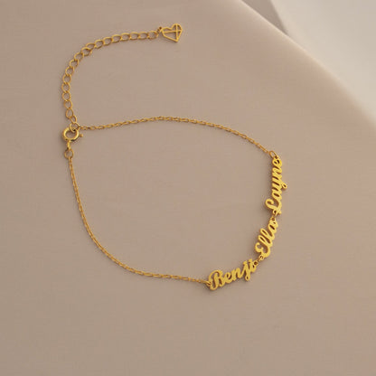 Pulsera con varios nombres de Londres