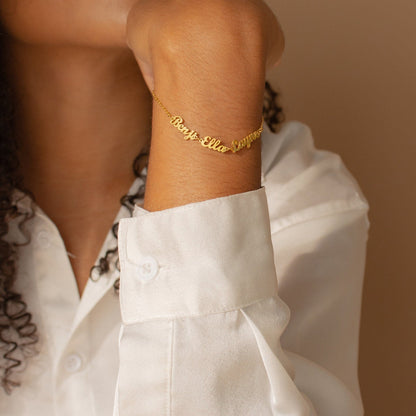 Pulsera con varios nombres de Londres