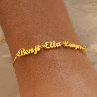 Pulsera con varios nombres de Londres