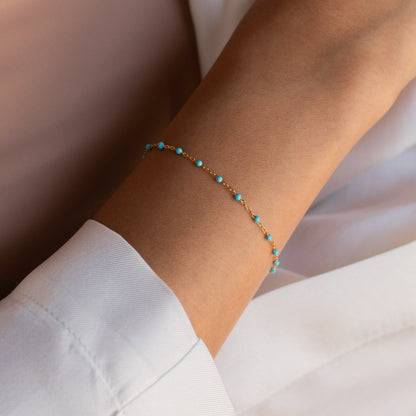 Pulsera de estación turquesa 