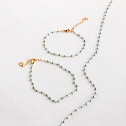 Pulsera de estación turquesa 