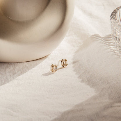 Aretes de diamantes Arabella