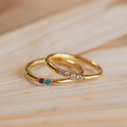 Mini Birthstone Ring