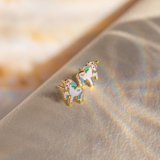 Pendientes de unicornio