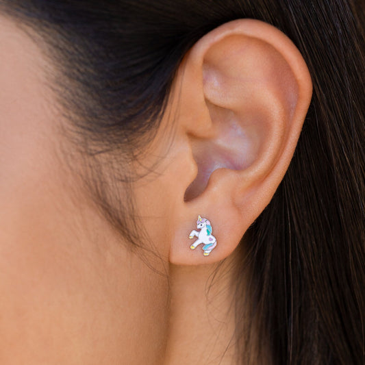 Pendientes de unicornio