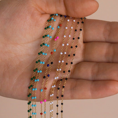 Collares de cuentas de estación