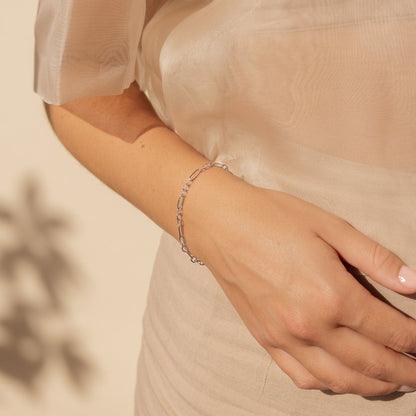 Roxy Paperclip-Kettenarmband 