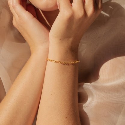 Roxy Paperclip-Kettenarmband 