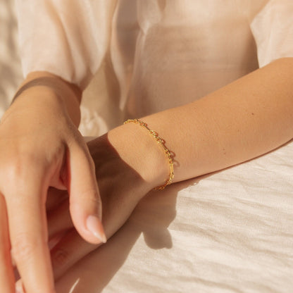 Roxy Paperclip-Kettenarmband 