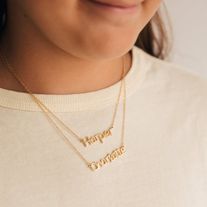 Collar con nombre para niños de Maine