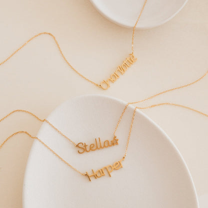Collar con nombre para niños de Maine