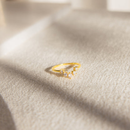 Marina Chevron Ring